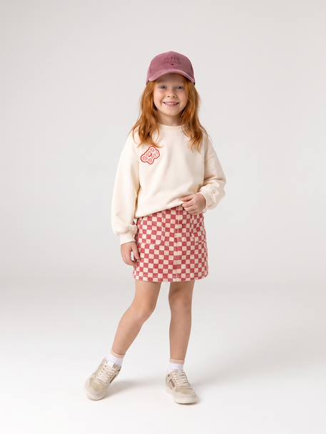 Jupe courte fille rose bonbon 1 - vertbaudet enfant 