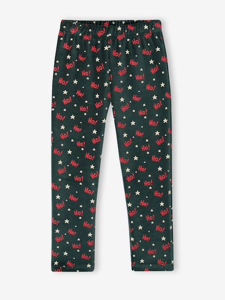 Pyjama garçon noël velours vert sapin 3 - vertbaudet enfant 