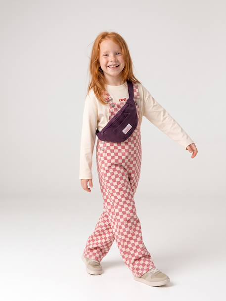 Salopette fille rose bonbon 1 - vertbaudet enfant 