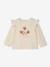 T-shirt manches longues bébé fille écru 1 - vertbaudet enfant 