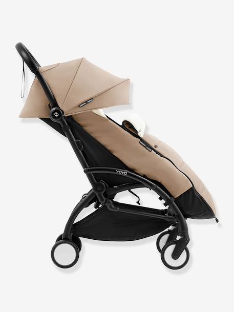 Chancelière poussette YOYO5 noir+taupe+terracotta 10 - vertbaudet enfant 