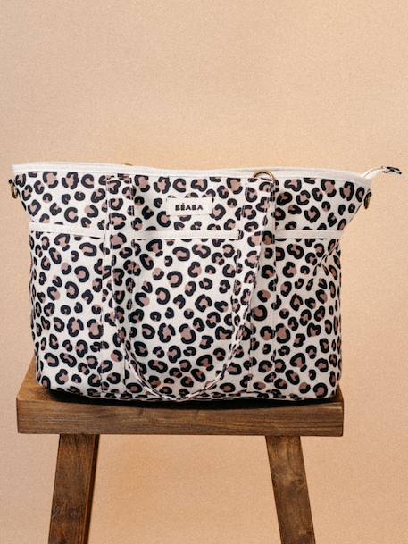 Sac Madrid tote bag beige imprimé+bleu jean+marron imprimé+ocre 1 - vertbaudet enfant 