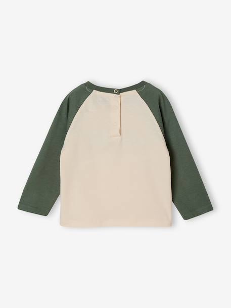 T-shirt manches longues bébé garçon vanille 4 - vertbaudet enfant 