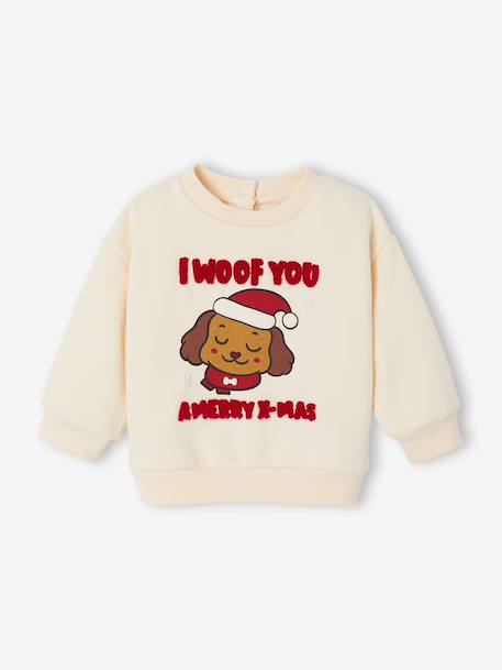 Sweat bébé garçon molleton vanille 2 - vertbaudet enfant 