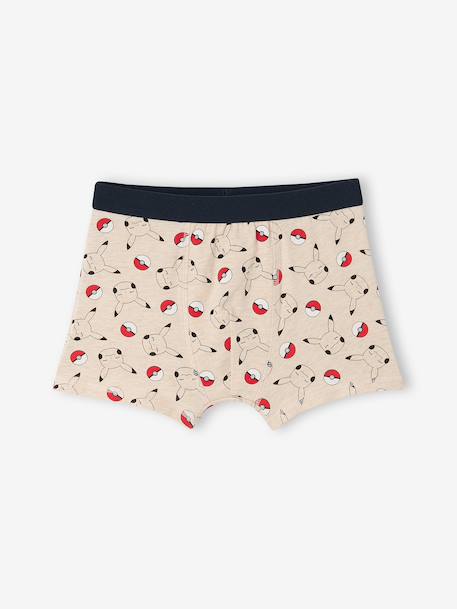 Lot de 5 boxers Pokemon beige chiné 4 - vertbaudet enfant 