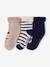 Lot de 5 chaussettes bébé noël marine 1 - vertbaudet enfant 