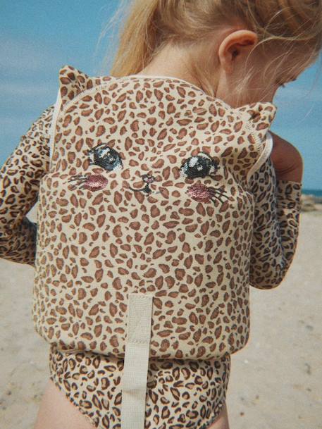 Gilet de flottaison Kitty Leopard marron imprimé 6 - vertbaudet enfant 