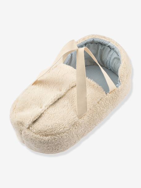 Melisse couffin sherpa blanc 1 - vertbaudet enfant 