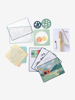 Jouet-Activités artistiques et musicales-Tableaux, dessin et peinture-Boîte à dessins en bois FSC®