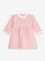 Robe manches longues rose clair 1 - vertbaudet enfant 