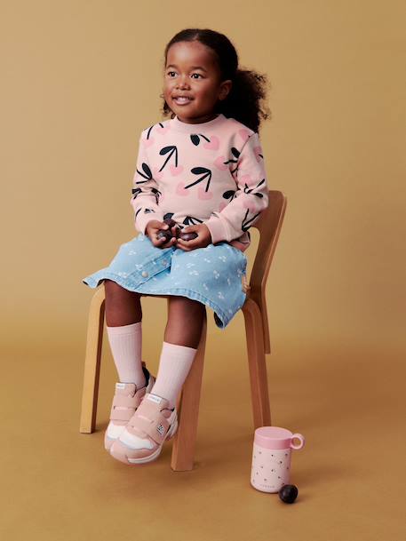Boîte à goûter isotherme Kiani beige imprimé+bleu+rose nude 5 - vertbaudet enfant 