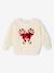 Sweat Noël bébé fille sherpa vanille 1 - vertbaudet enfant 