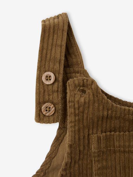 Ensemble salopette chemise bébé garçon olive 5 - vertbaudet enfant 