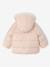 Doudoune bébé fille à capuche bleu glacier+rose poudré 5 - vertbaudet enfant 