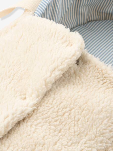 Melisse couffin sherpa blanc 2 - vertbaudet enfant 