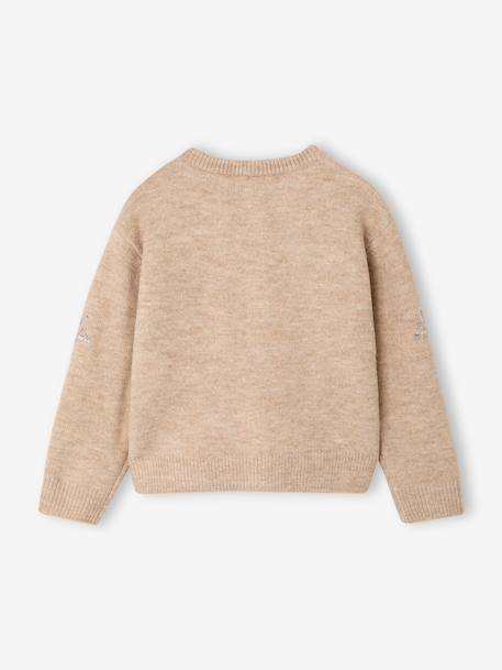 Gilet fille manches longues beige 5 - vertbaudet enfant 