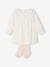 Ensemble robe et collants bébé fille écru 1 - vertbaudet enfant 