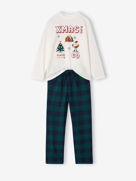 Pyjama garçon Noël vert sapin 3 - vertbaudet enfant 