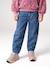 Jean balloon fille bleu moyen+denim bleached 1 - vertbaudet enfant 