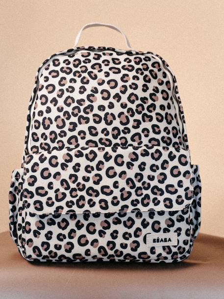 Sac à dos à langer Tokyo beige imprimé+bleu jean+kaki+marron imprimé+ocre 3 - vertbaudet enfant 