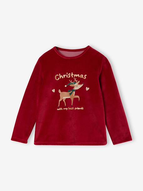 Pyjama enfant fille rouge 2 - vertbaudet enfant 