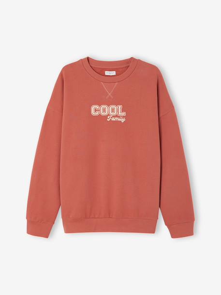 Sweat manches longues homme Capsule Famille terracotta 1 - vertbaudet enfant 