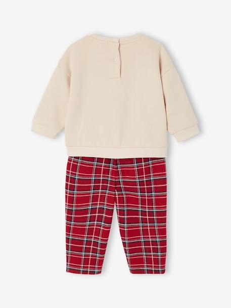 Pyjama bébé noël Capsule Famille rouge 9 - vertbaudet enfant 