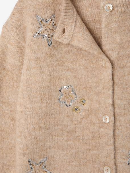 Gilet fille manches longues beige 6 - vertbaudet enfant 
