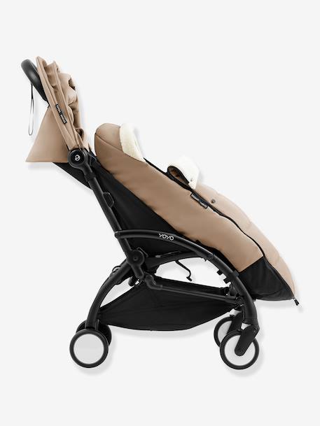 Chancelière poussette YOYO5 noir+taupe+terracotta 9 - vertbaudet enfant 