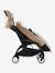 Chancelière poussette YOYO5 noir+taupe+terracotta 9 - vertbaudet enfant 