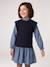 Robe 2 en1 fille marine 10 - vertbaudet enfant 