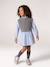 Robe-chemise fille effet 2 en 1 écru+gris chiné+marine 7 - vertbaudet enfant 