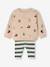 Ensemble bébé garçon pull et pantalon beige chiné 1 - vertbaudet enfant 