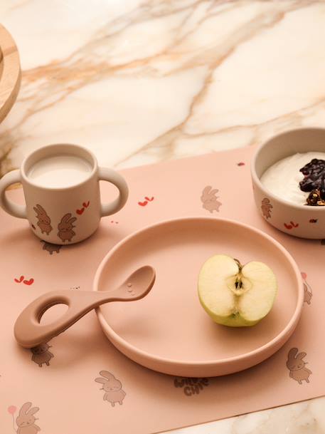 Coffret repas Vivi - bleu foncé+bleu pâle+écru+rose pâle+rose poudré+vert d'eau 7 - vertbaudet enfant 