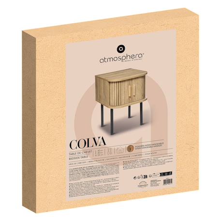 Table de chevet - colva Beige 3 - vertbaudet enfant 