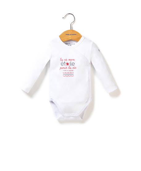 Ensemble bébé 3 pièces bébé fille Imprime blanc 4 - vertbaudet enfant 