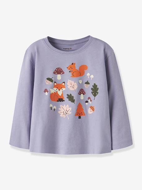 Fille-T-shirt, sous-pull-T-shirt manches longues à motifs animaux fille name it