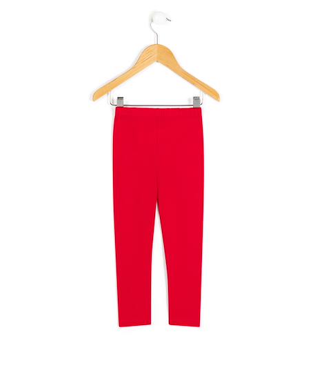 Legging long fille Rouge rubis 2 - vertbaudet enfant 