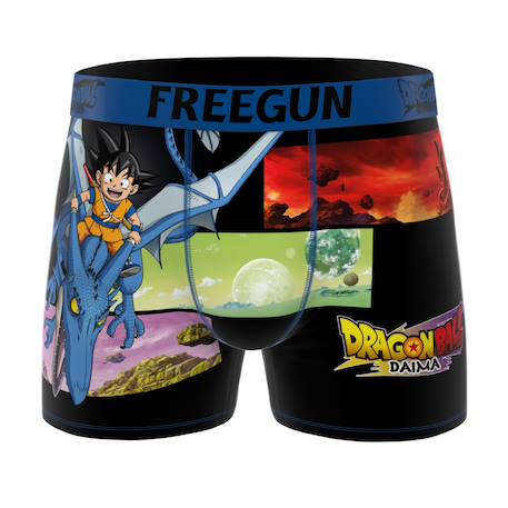Lot de 3 boxers junior dragon ball daima Orange/bleu/noir/vert/jaune 4 - vertbaudet enfant 