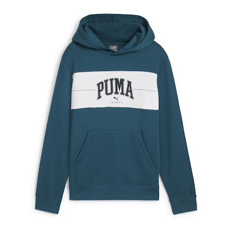Sweat garçon squad hoodie Vert 1 - vertbaudet enfant 