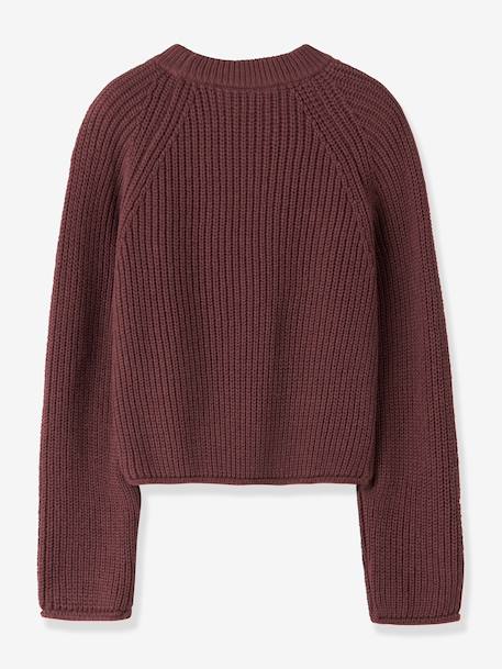 Pyjama coton bébé fille bordeaux+marine+vieux rose 2 - vertbaudet enfant 