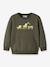 Sweat garçon motifs pelleteuse ou tracteur name it bleu foncé+gris+olive 5 - vertbaudet enfant 
