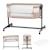 Lit bébé NESTEE UP 2 2 en 1 avec inclinaison du matelas, maille aérée et cadre en acier Beige+Gris 1 - vertbaudet enfant 
