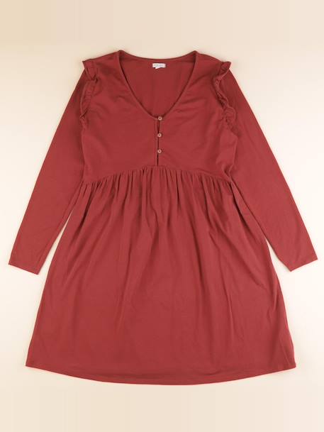Robe grossesseallaitement - 42 à 44 Rouge 1 - vertbaudet enfant 