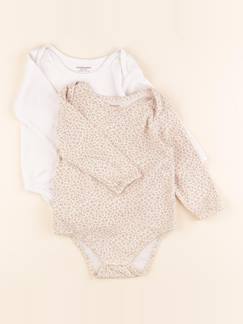 Seconde main-Fille-Body bébé-Lot de 2 bodies en coton - 18 mois