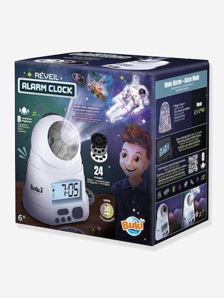 Réveil projecteur espace blanc 1 - vertbaudet enfant 