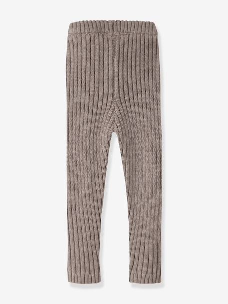 Caleçon long en laine mérinos garçon name it marron chiné 3 - vertbaudet enfant 