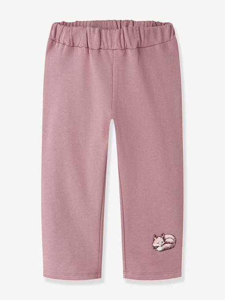 Fille-Pantalon-Pantalon de jogging fille à motif animal en molleton Regular Fit name it