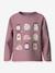 T-shirt manches longues à motifs animaux fille name it bleu foncé+écru+lavande+mauve 7 - vertbaudet enfant 