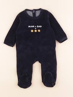 Pyjama velours - 6 mois  - vertbaudet enfant